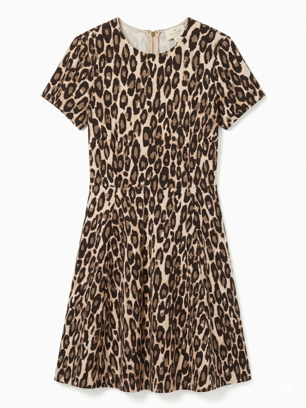 Kate Spade Women's Leopard Print Sheath Mini Dress Size 6